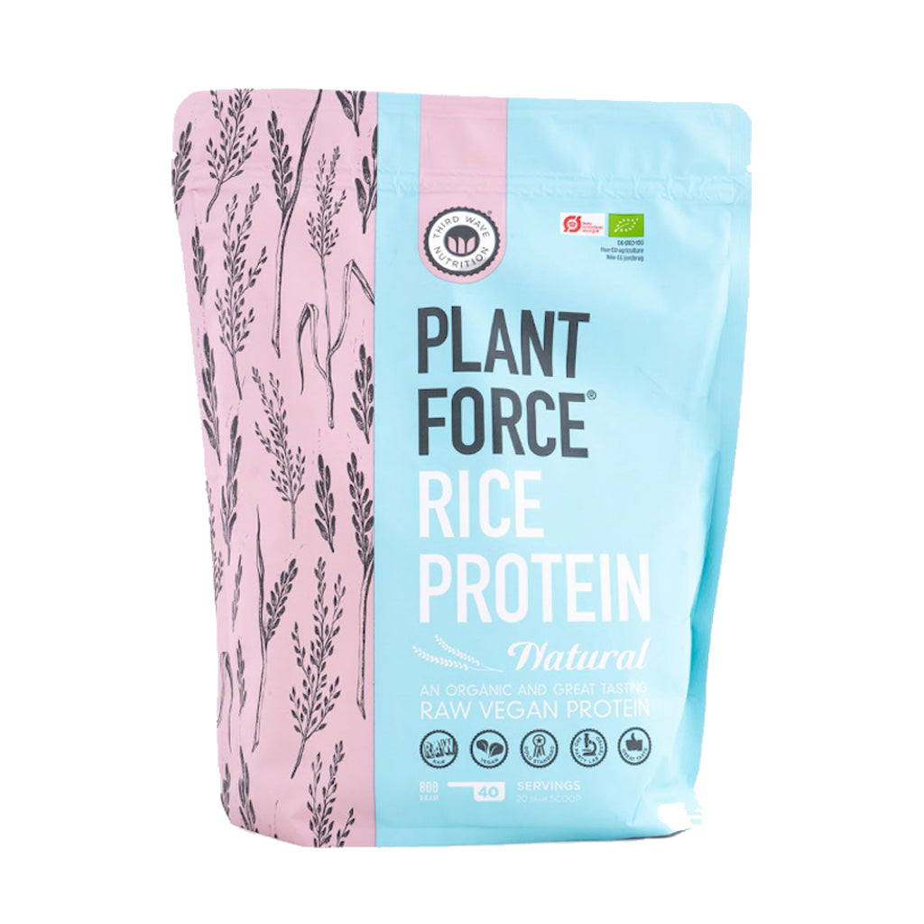Plantforce Rijstproteïne Bio Naturel - 40 porties - 3+1 Gratis Aanbieding