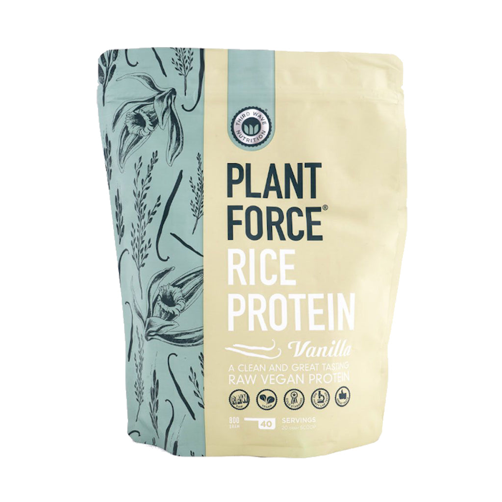 Plantforce Rijstproteïne Vanille - 4x800g - 3+1 Gratis Aanbieding