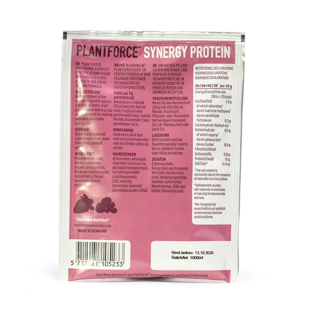 Plantforce - Synergy Protein Berry Sample - 20g