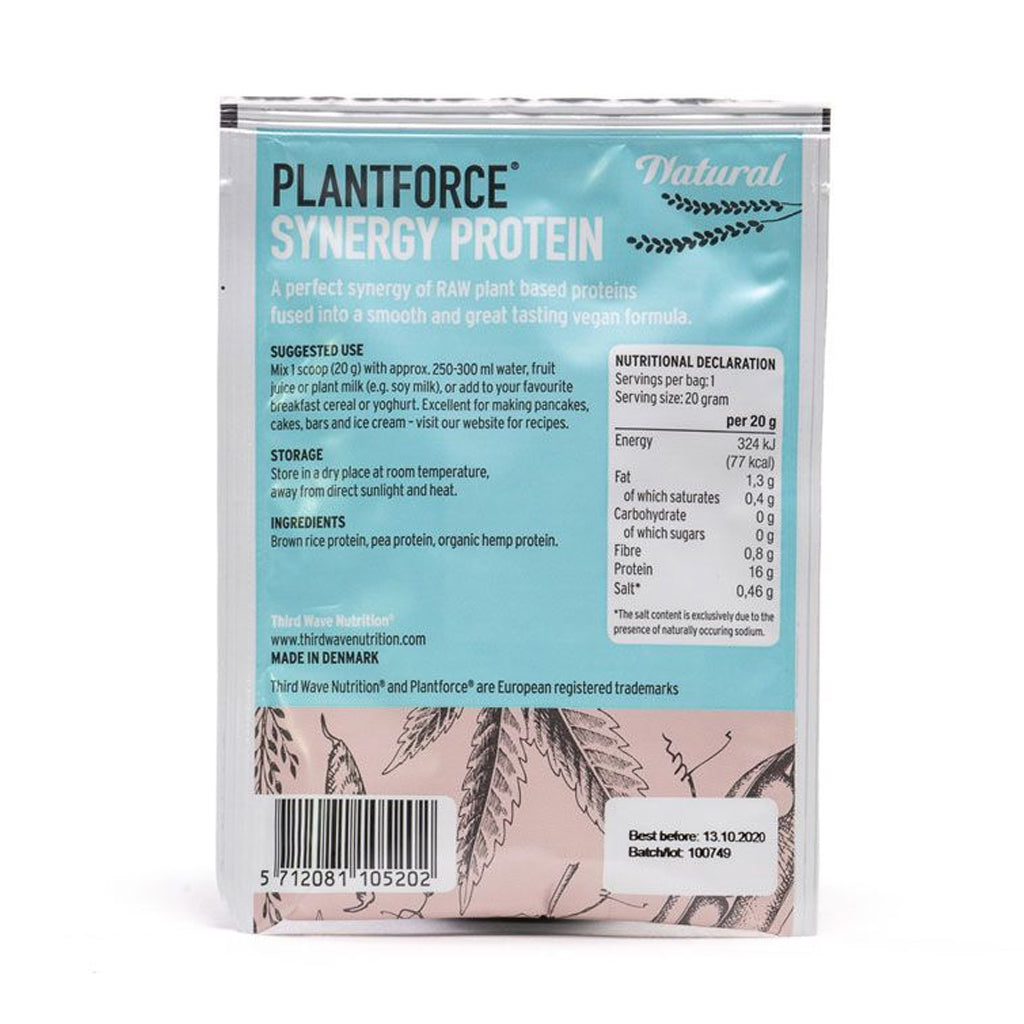 Plantforce - Synergy Protein Natural Sample - 20g