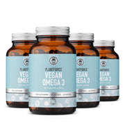 Plantforce Vegan Omega-3 Algenolie - 4x120 softgels - 3+1 Gratis Aanbieding