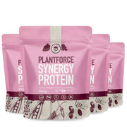 Plantforce Synergy Protein Berry - 4x40 porties - 3+1 Gratis Aanbieding