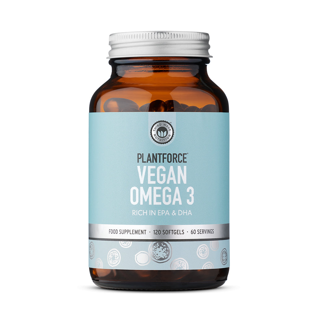 Plantforce - Vegan Omega-3 Algenolie - 3x120 Softgels - Aanbieding