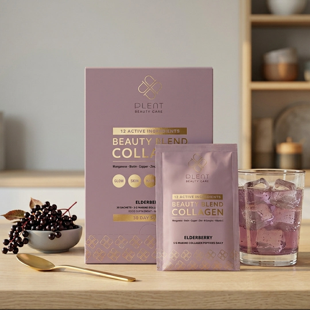 Plent Beauty Blend Collagen Elderberry - 30 sachets