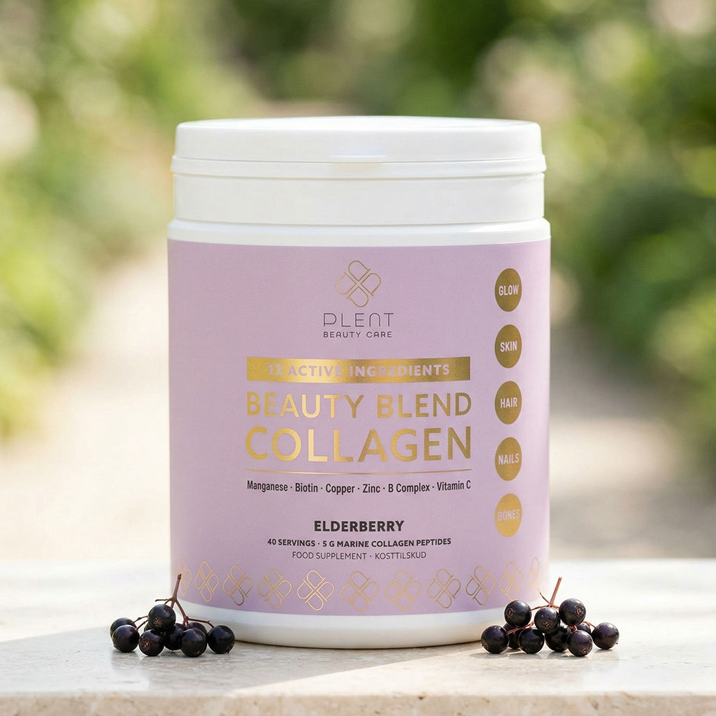 Plent Beauty Blend Collagen Elderberry - 40 porties - 3+1 Gratis Aanbieding