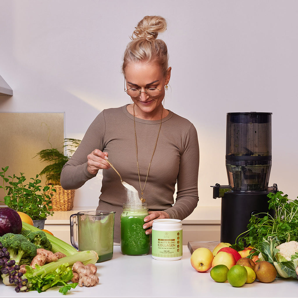 Beauty Blend Collagen Kiwi Lime - 40 porties - 3+1 Gratis Aanbieding