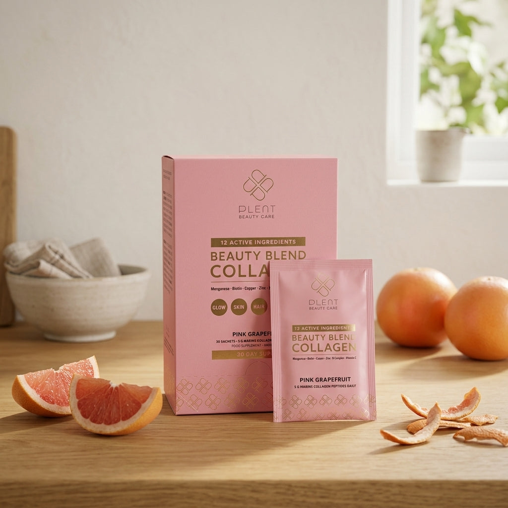 Plent Beauty Blend Collagen Pink Grapefruit - 30 sachets