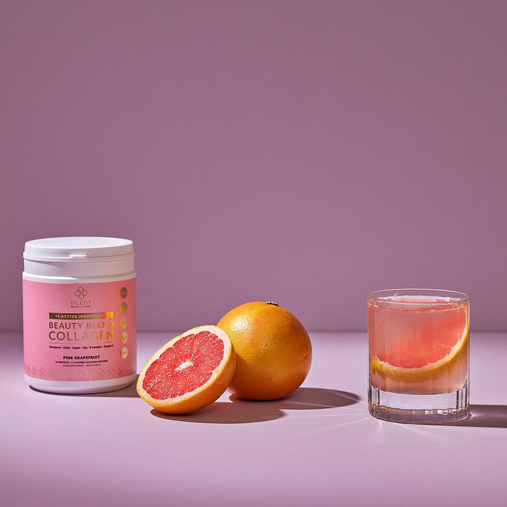 Plent Beauty Blend Collagen Pink Grapefruit - 40 porties - 3+1 Gratis Aanbieding