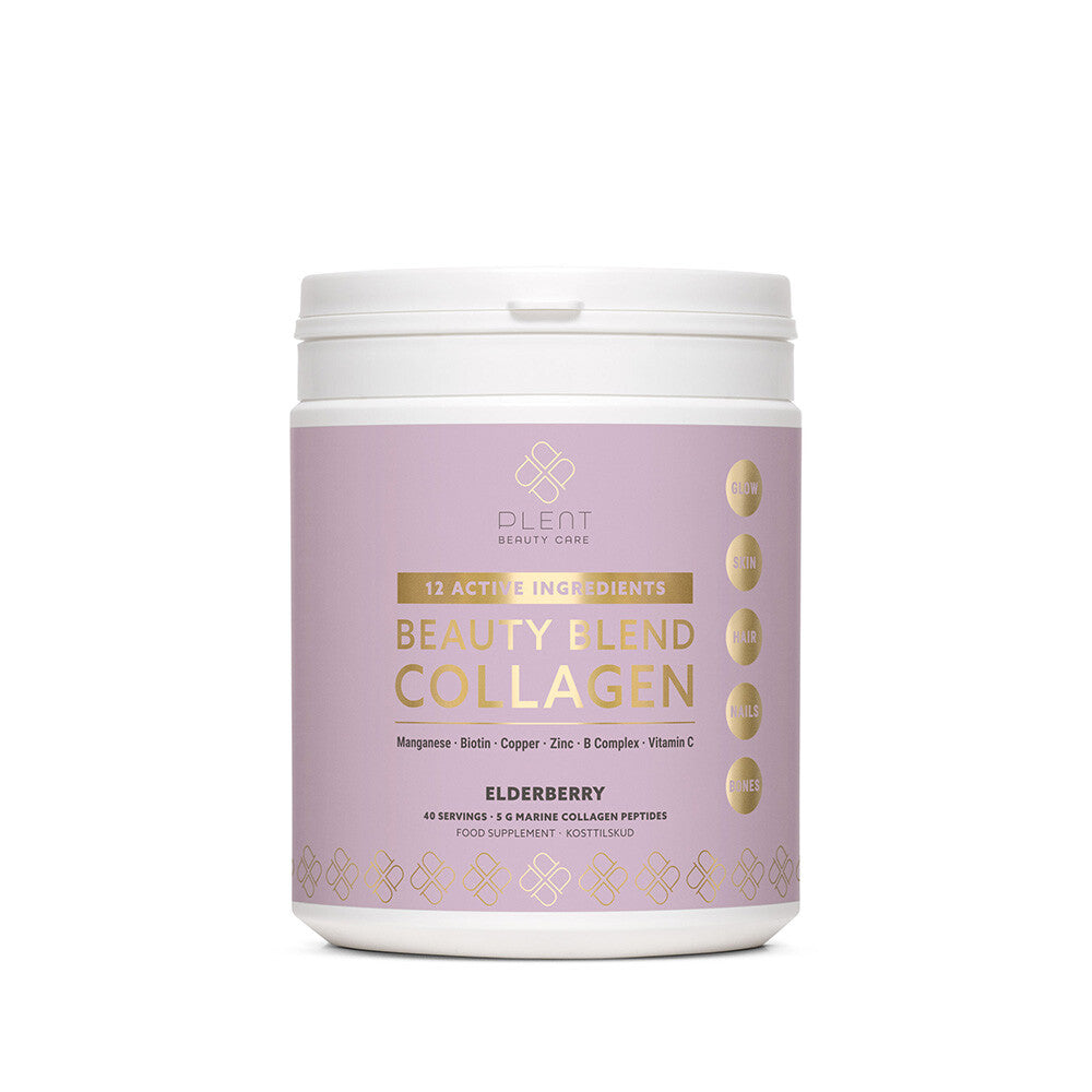 Plent Beauty Blend Collagen Elderberry - 40 porties