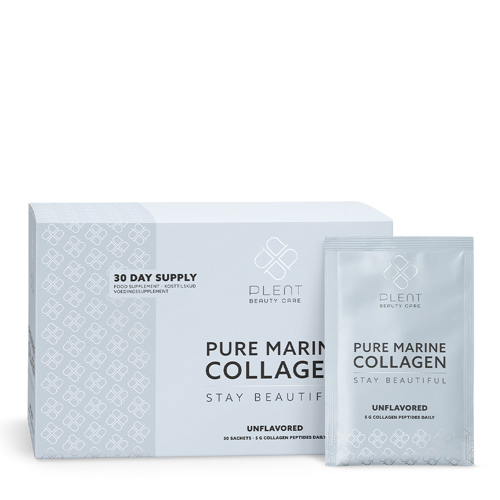 Plent Pure Marine Collagen Naturel - 4x30 Sachets - 3+1 Gratis Aanbieding
