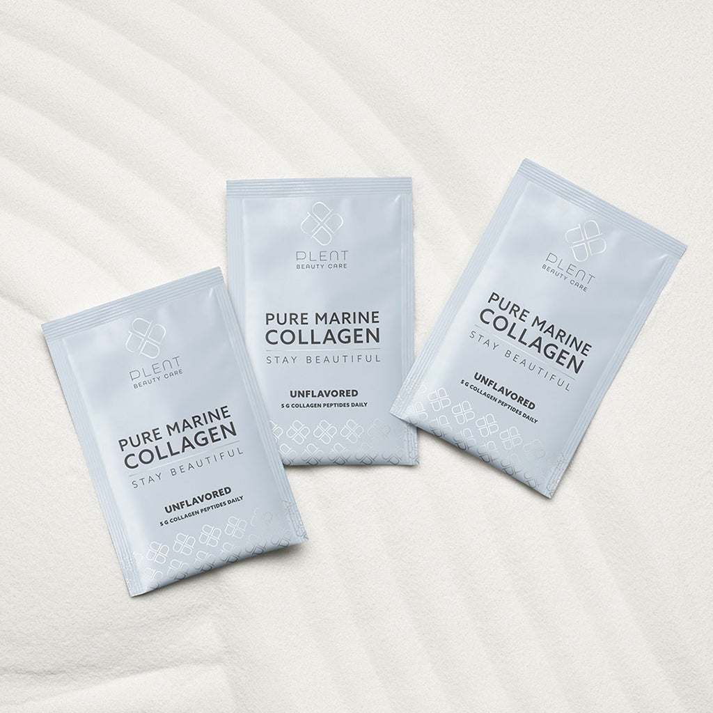 Plent Pure Marine Collagen Naturel - 4x30 Sachets - 3+1 Gratis Aanbieding