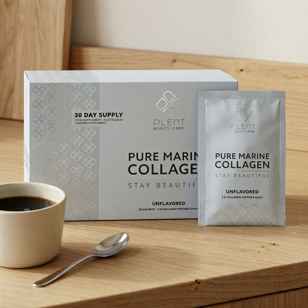 Plent Pure Marine Collagen Naturel - 4x30 Sachets - 3+1 Gratis Aanbieding