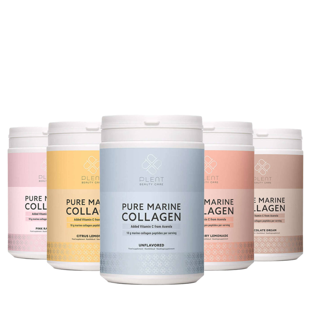 Plent Pure Marine Collagen Alle Smaken - 5x300g -  4+1 Gratis Aanbieding