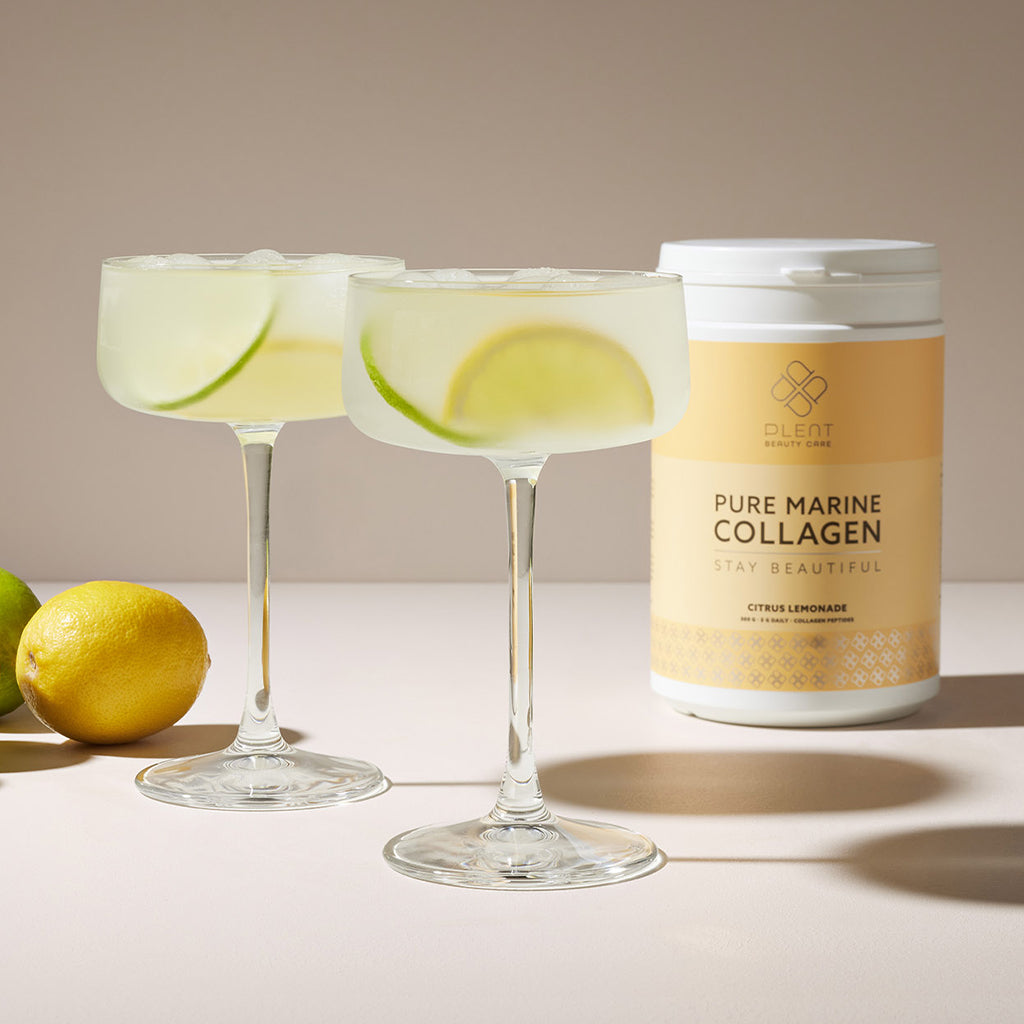 Plent Pure Marine Collagen Citrus Lemonade 4x300g - 3+1 Gratis Aanbieding