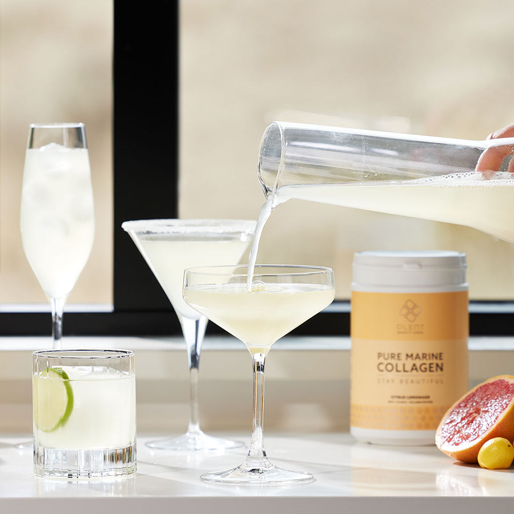 Plent Pure Marine Collagen Citrus Lemonade 4x300g - 3+1 Gratis Aanbieding