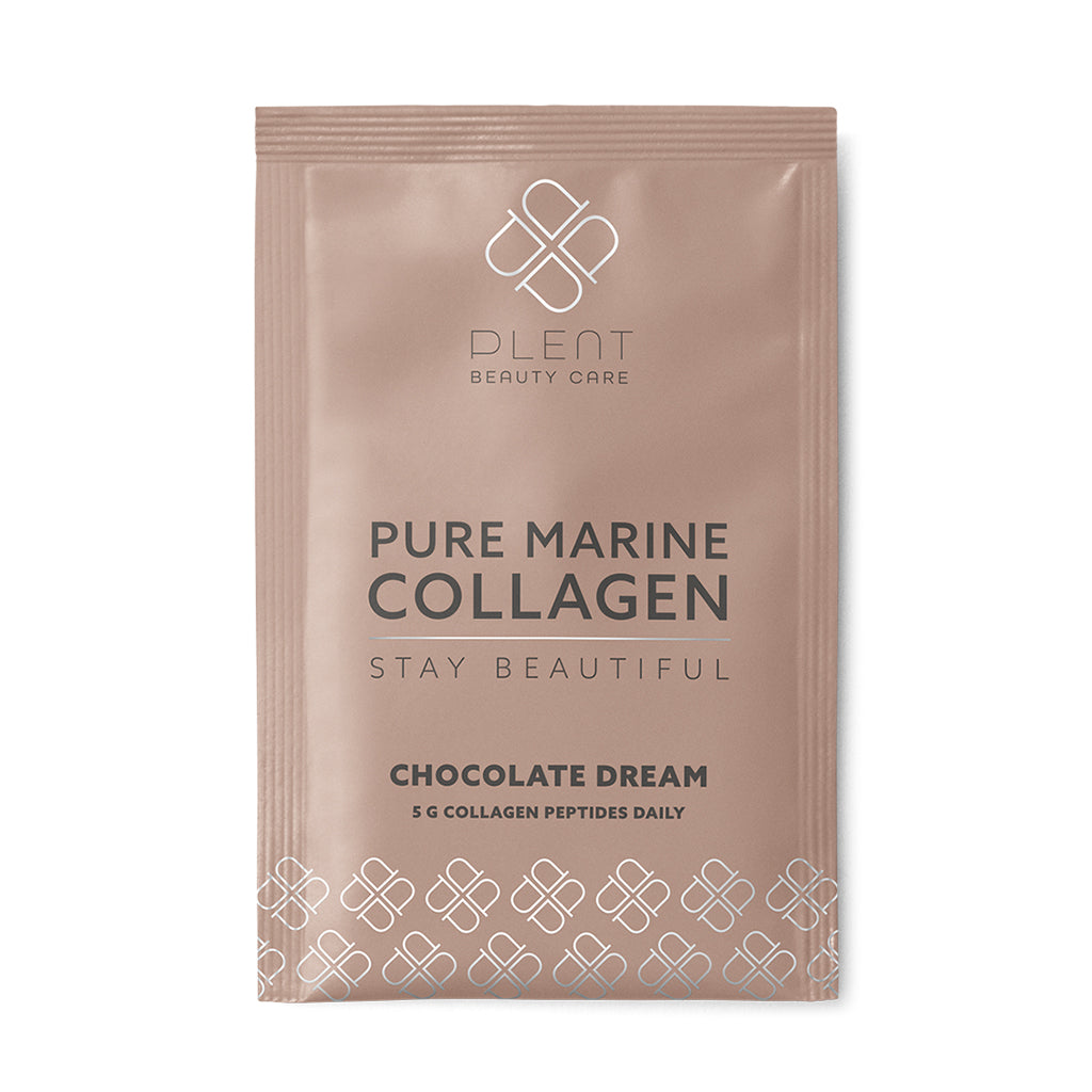 Plent Pure Marine Collagen Chocolate Dream - 4x30 Sachets - 3+1 Gratis Aanbieding