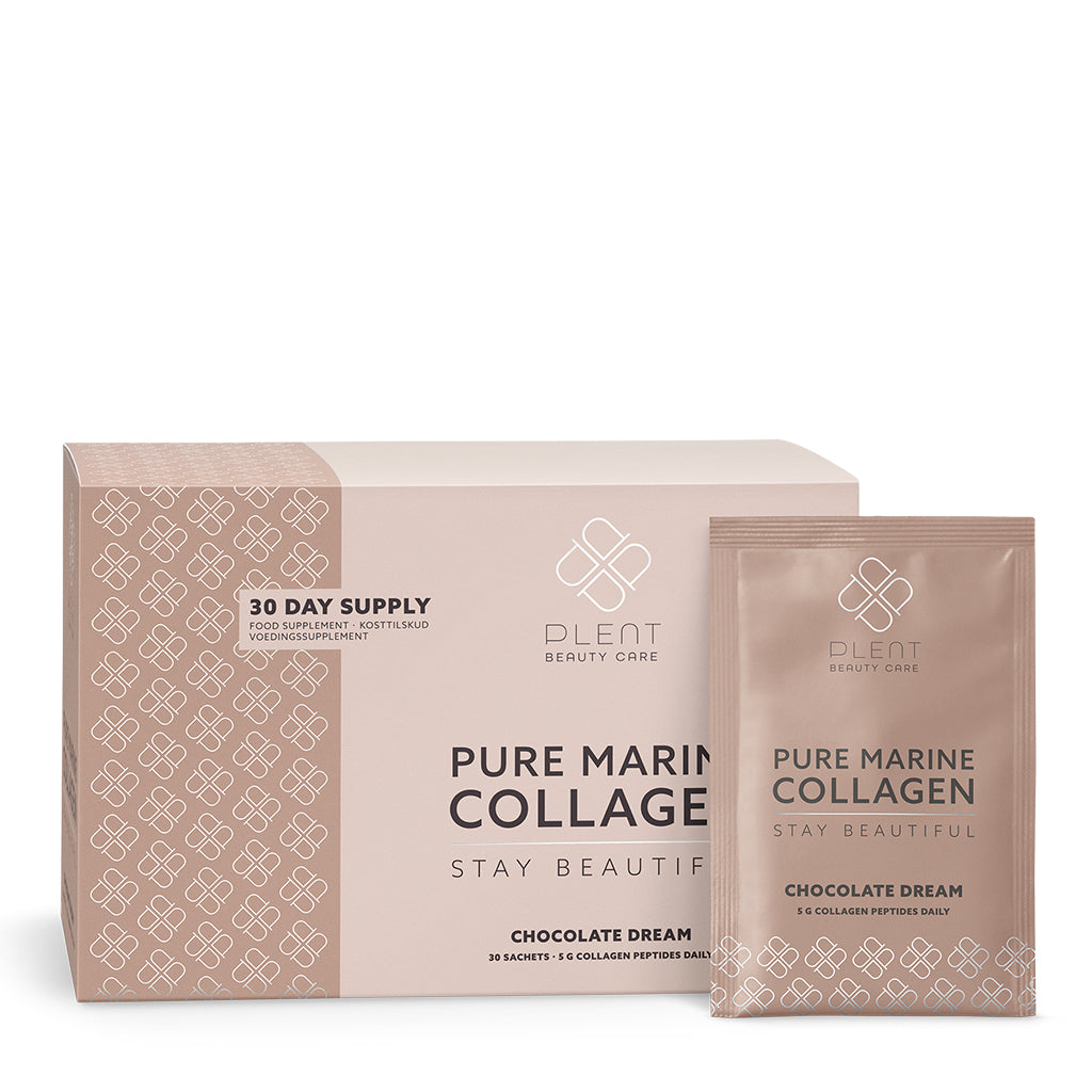 Plent Pure Marine Collagen Chocolate Dream - 4x30 Sachets - 3+1 Gratis Aanbieding