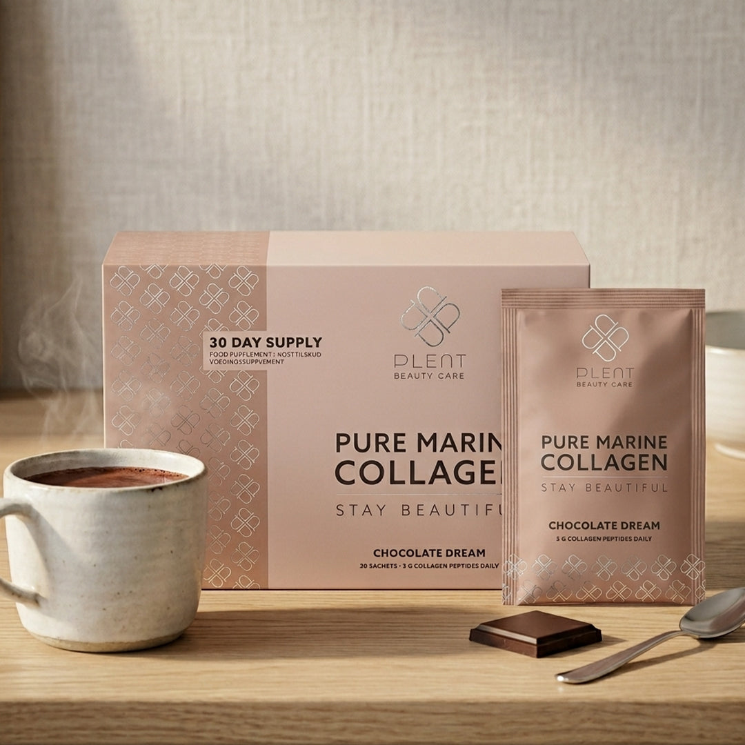 Plent Pure Marine Collagen Chocolate Dream - 4x30 Sachets - 3+1 Gratis Aanbieding