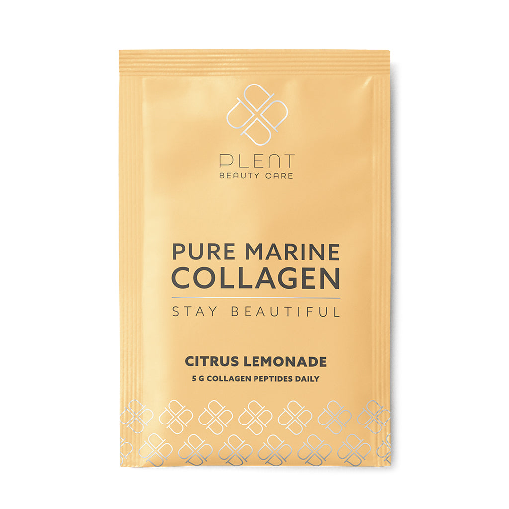 Plent Pure Marine Collagen Citrus Lemonade - 4x30 sachets - 3+1 Gratis Aanbieding