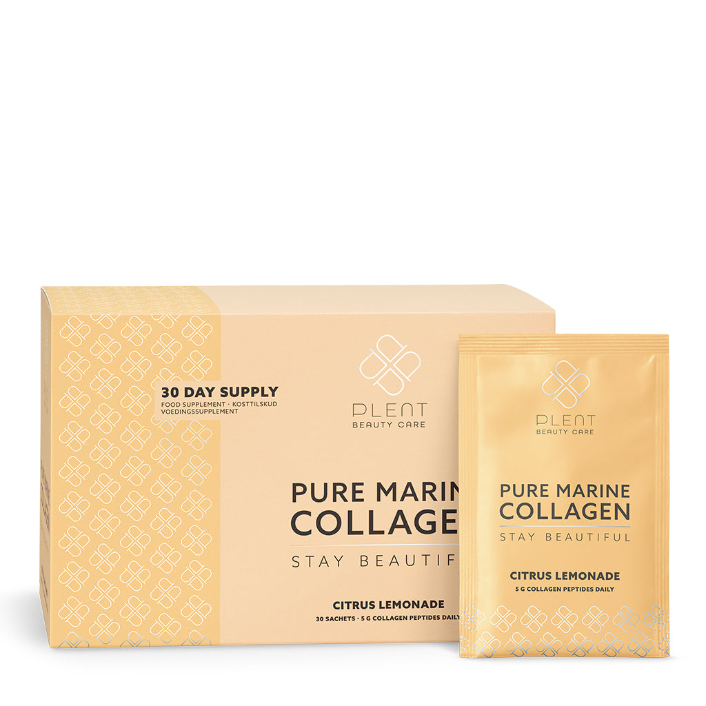 Plent Pure Marine Collagen Citrus Lemonade - 4x30 sachets - 3+1 Gratis Aanbieding
