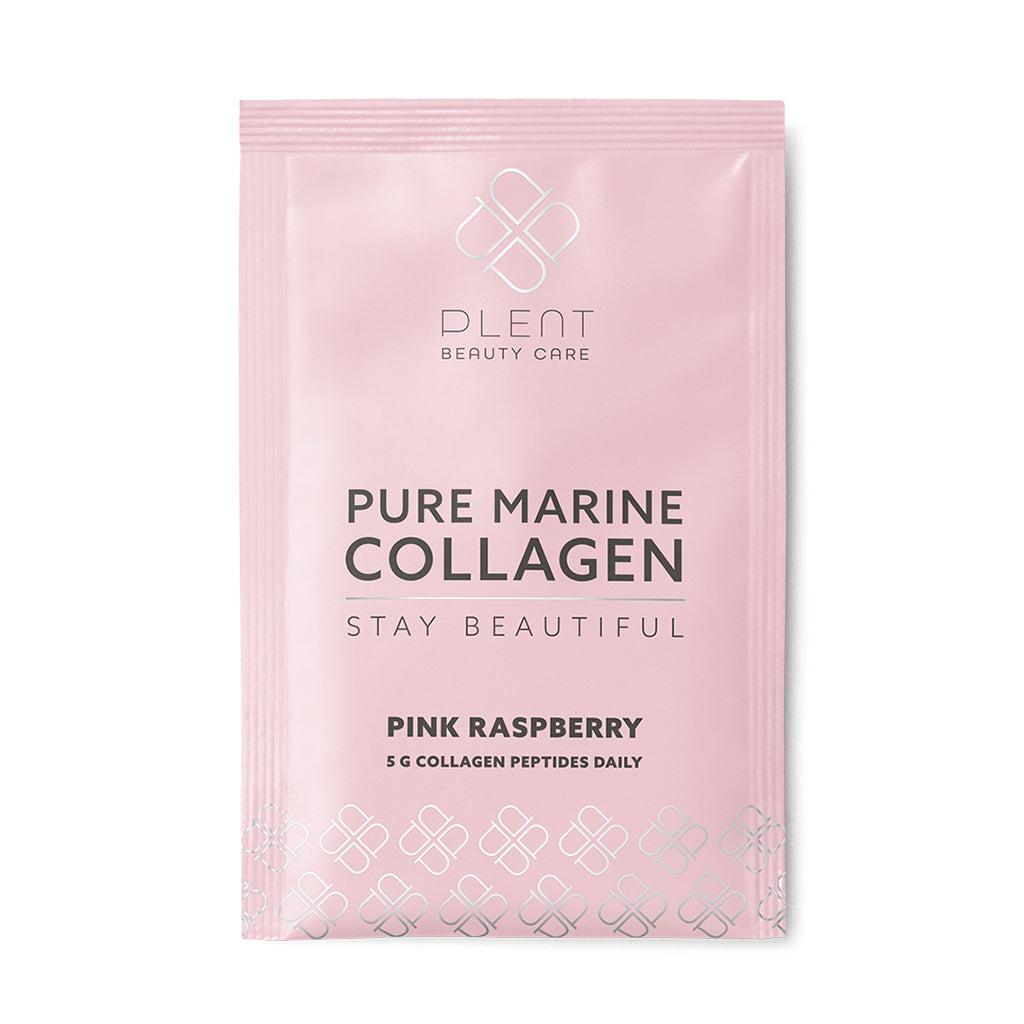 Plent Pure Marine Collagen Pink Raspberry - 4x30 Sachets - 3+1 Gratis Aanbieding