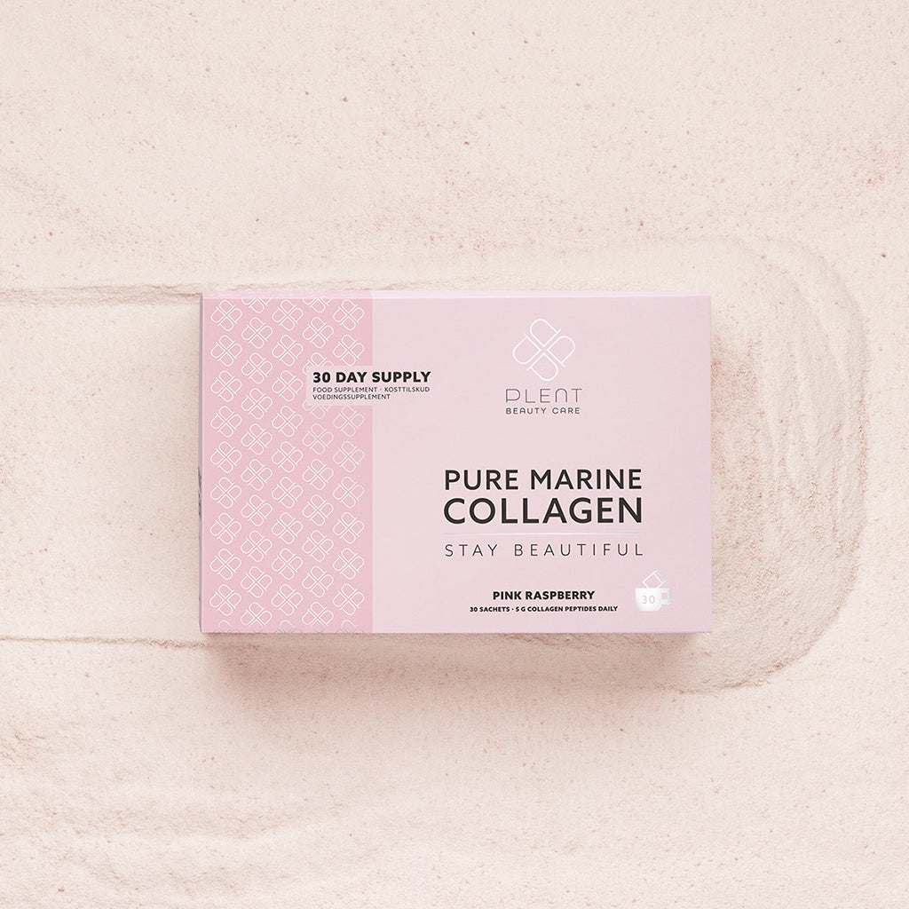 Plent Pure Marine Collagen Pink Raspberry - 4x30 Sachets - 3+1 Gratis Aanbieding