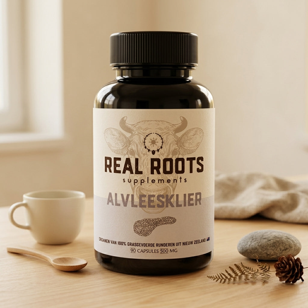 Real Roots - Alvleesklier 500mg - 90 Caps