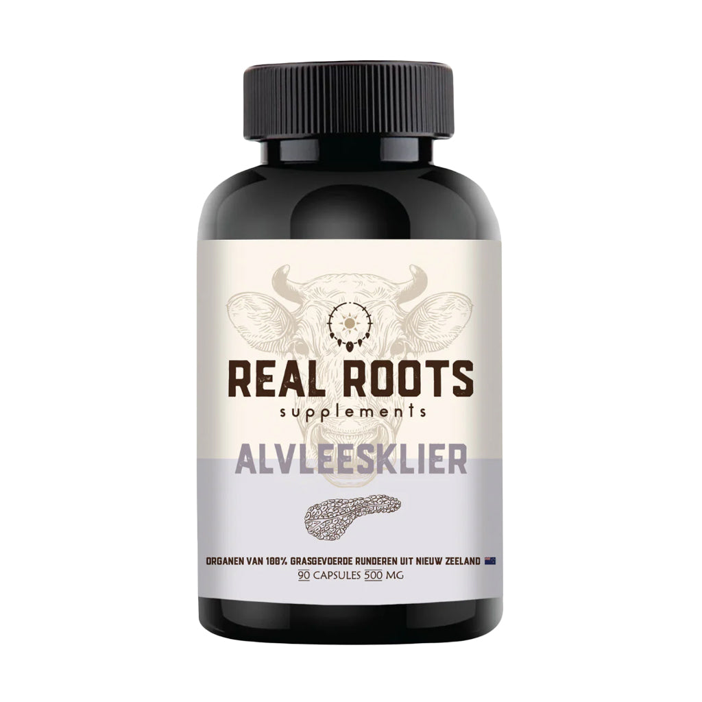 Real Roots - Alvleesklier 500mg - 90 Caps