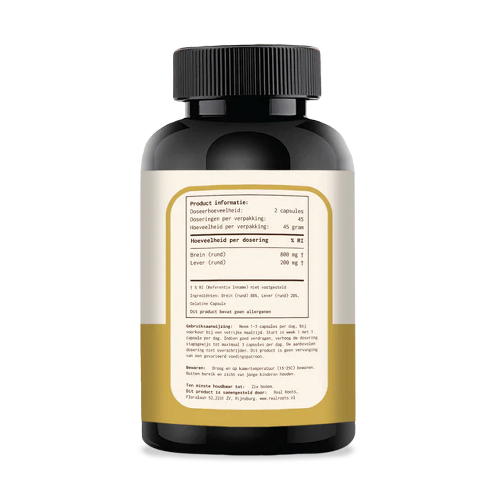 Real Roots Brein - 90 caps á 500mg