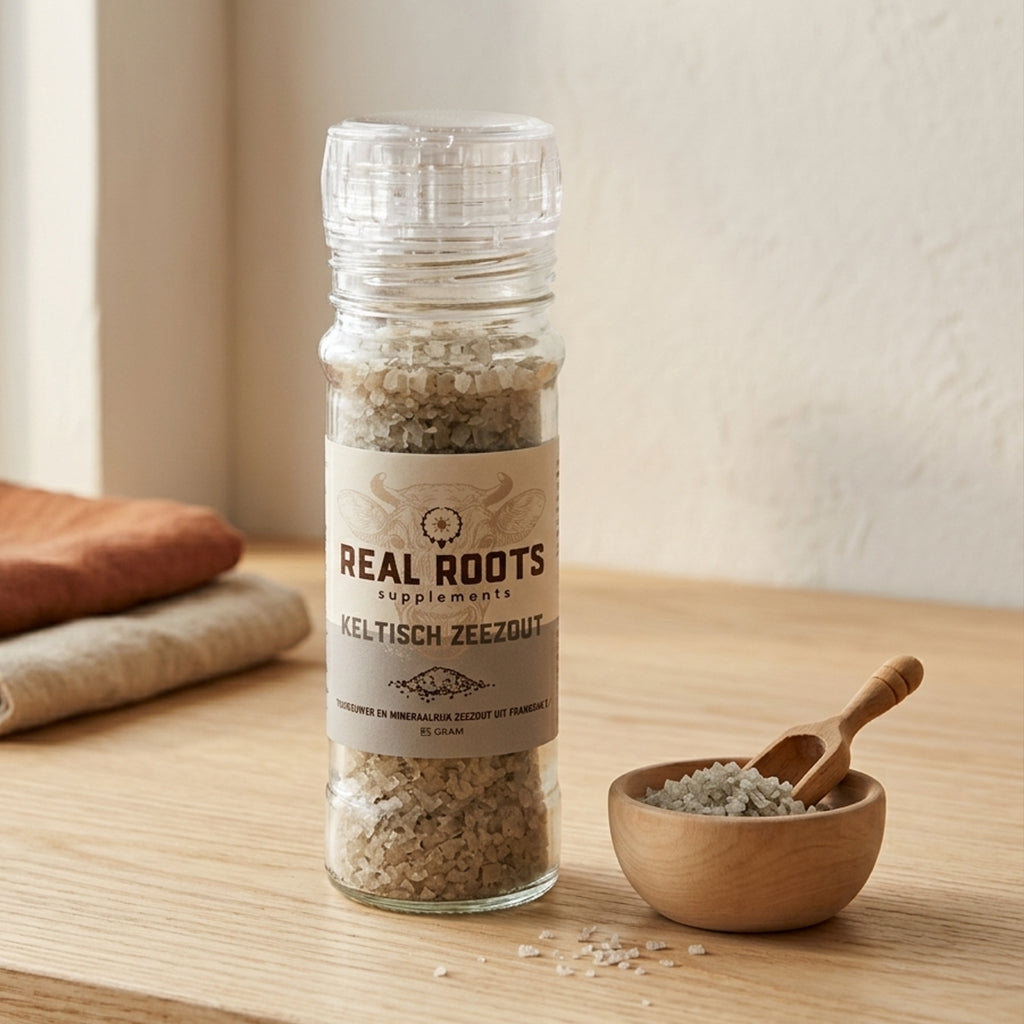 Real Roots Keltisch Zeezout Molen - 85g
