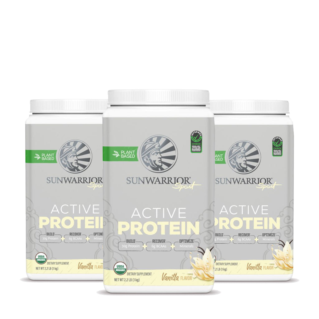 Sunwarrior - Active Protein Vanilla - 3×1 kg - Aanbieding