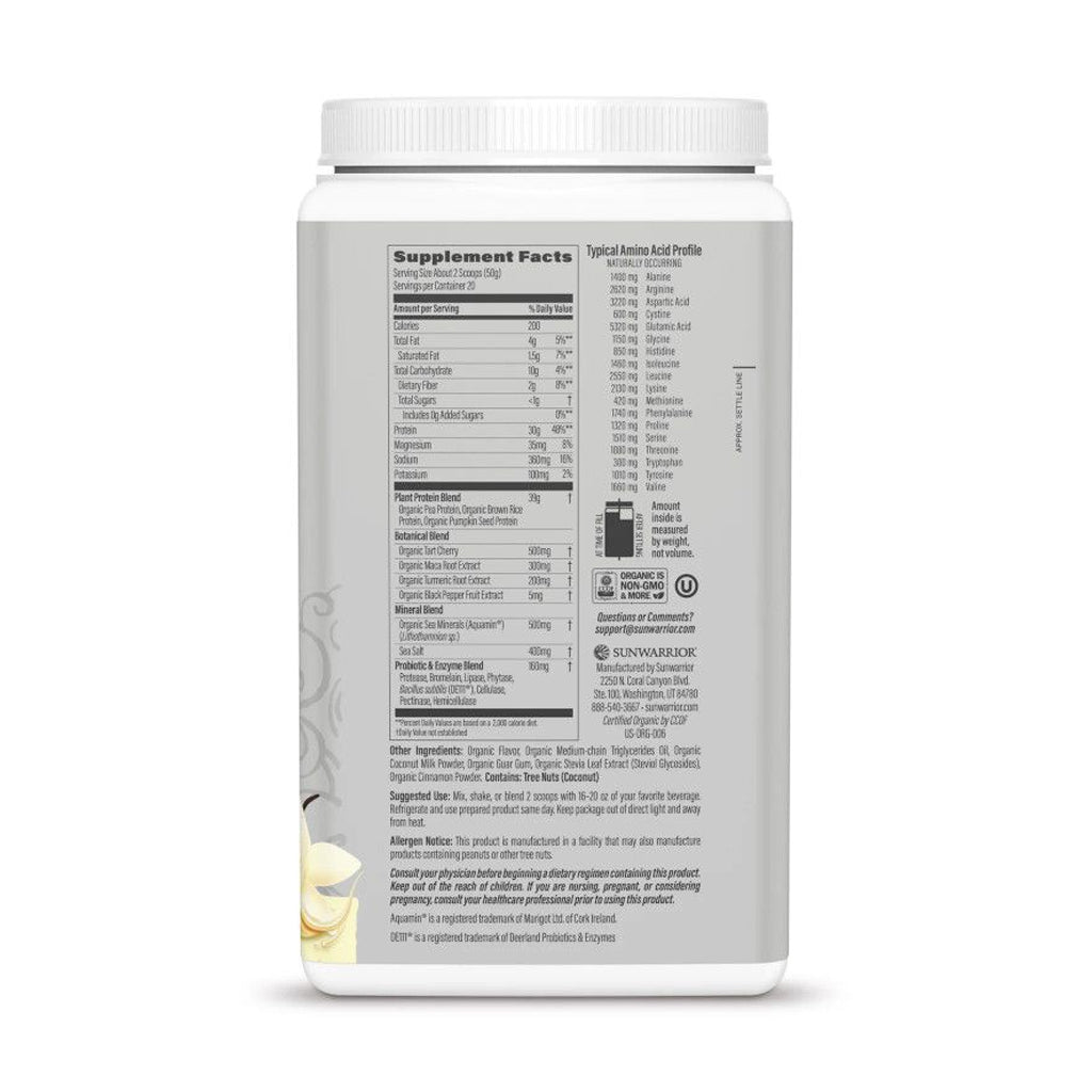 Sunwarrior - Active Protein Vanilla - 1 kg