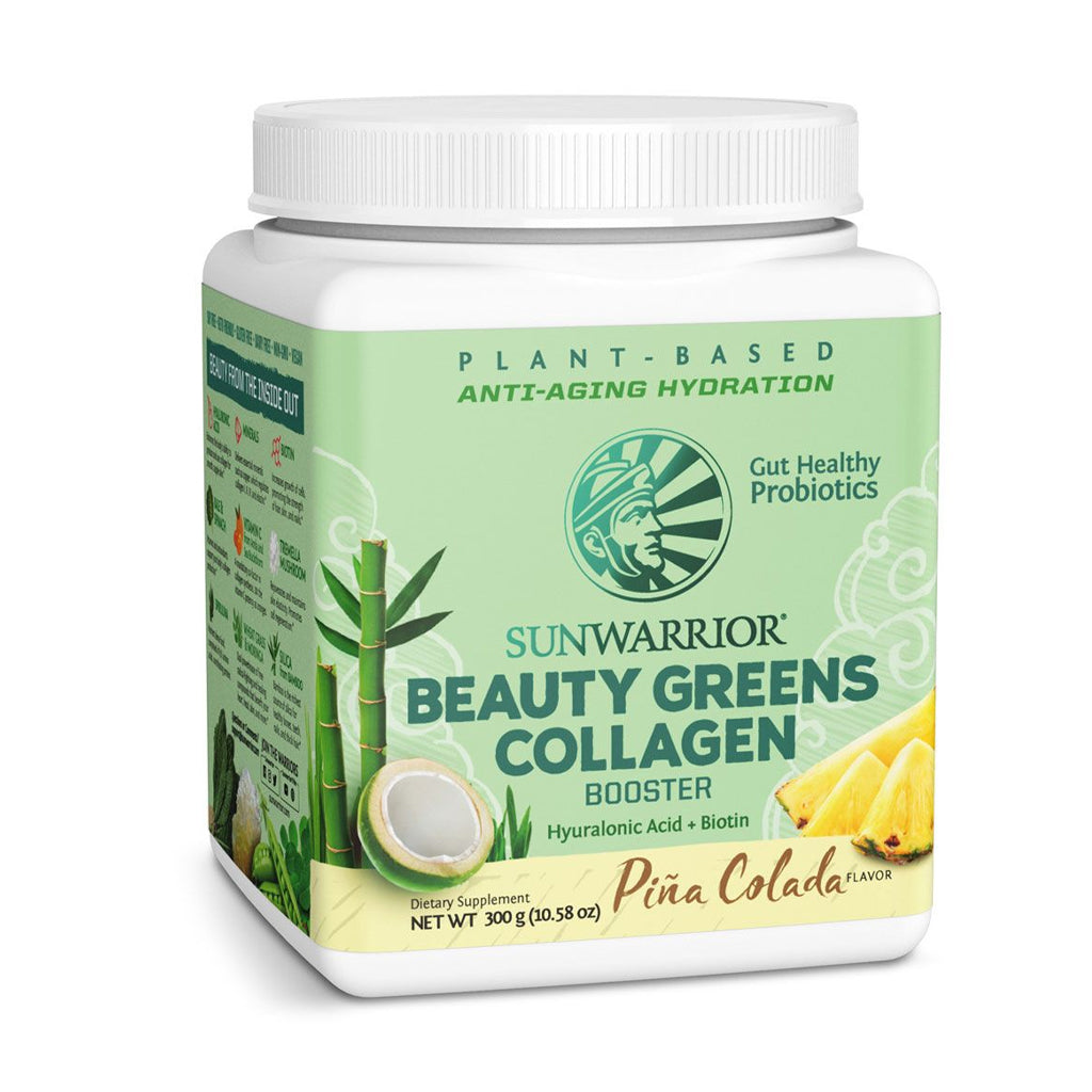 Sunwarrior - Beauty Greens Collagen Booster Piña Colada - 300g
