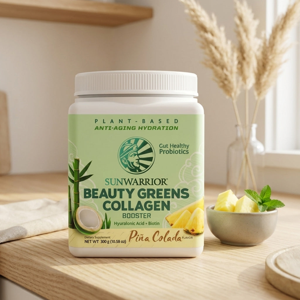 Sunwarrior - Beauty Greens Collagen Booster Piña Colada - 300g