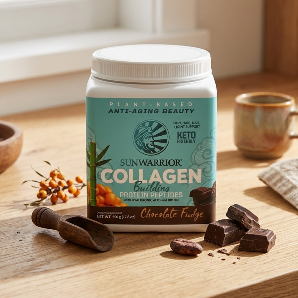 Sunwarrior - Collagen Building Protein Peptides Chocolate - 500g