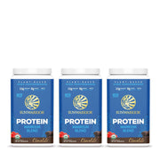 Sunwarrior - Warrior Blend Protein Chocolate Bio - 3x750g - Aanbieding