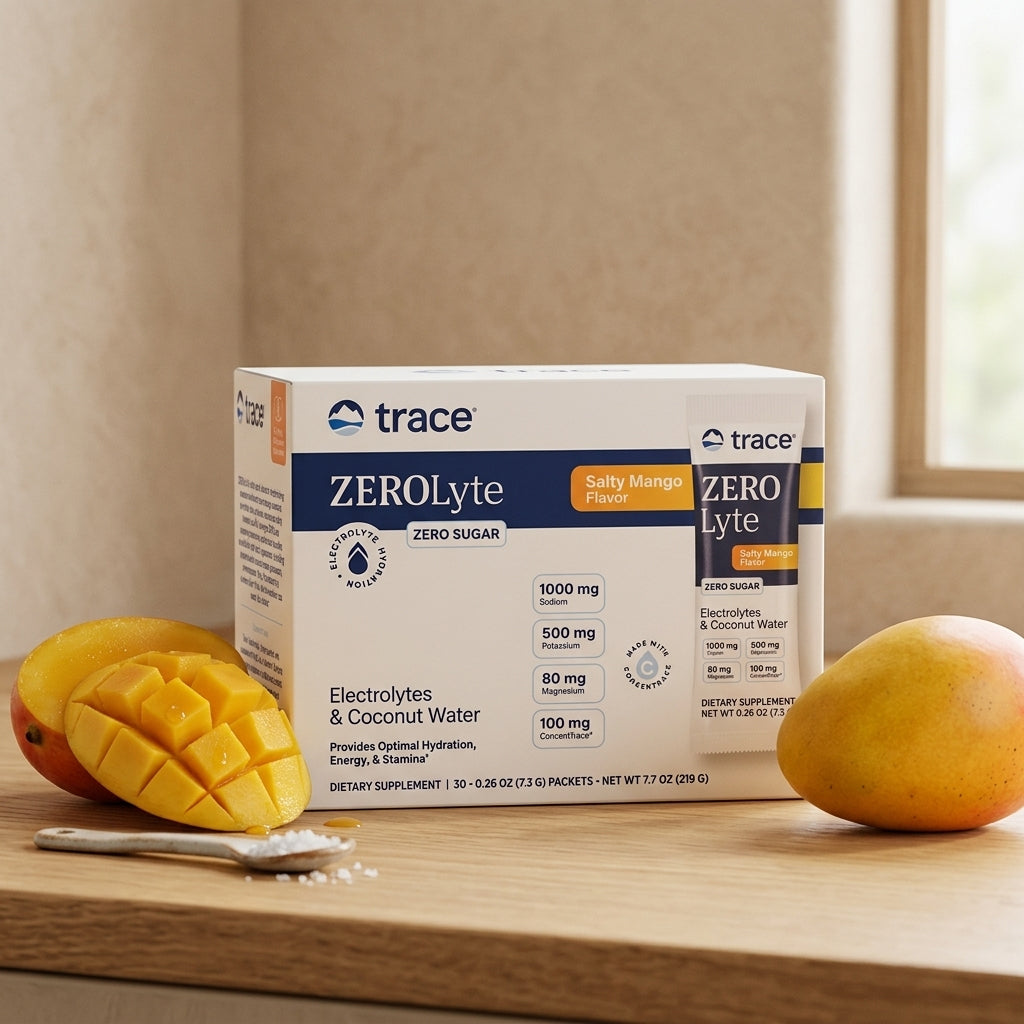 Trace Minerals ZEROLyte Salty Mango - 30 sachets
