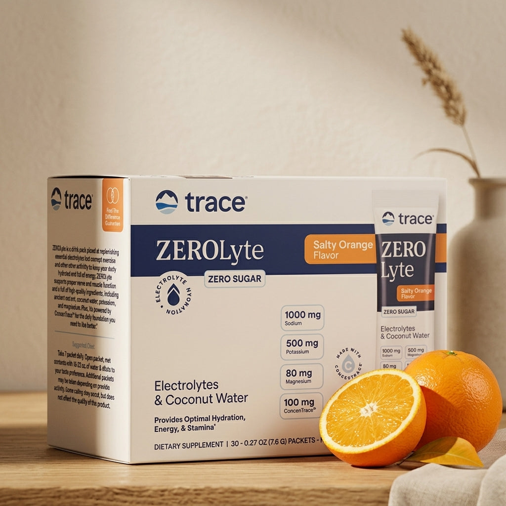 Trace Minerals ZEROLyte Salty Orange - 30 sachets