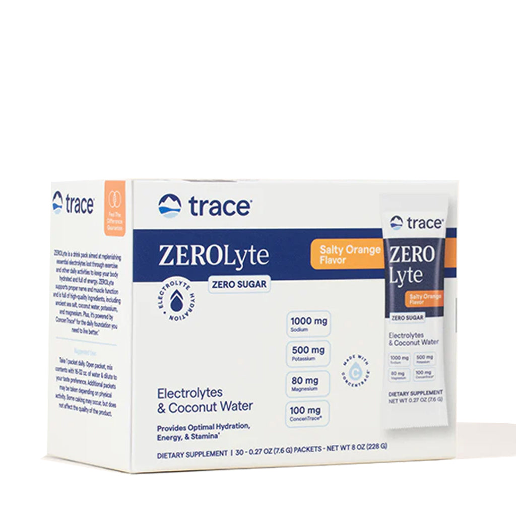 Trace Minerals ZEROLyte Salty Orange - 30 sachets