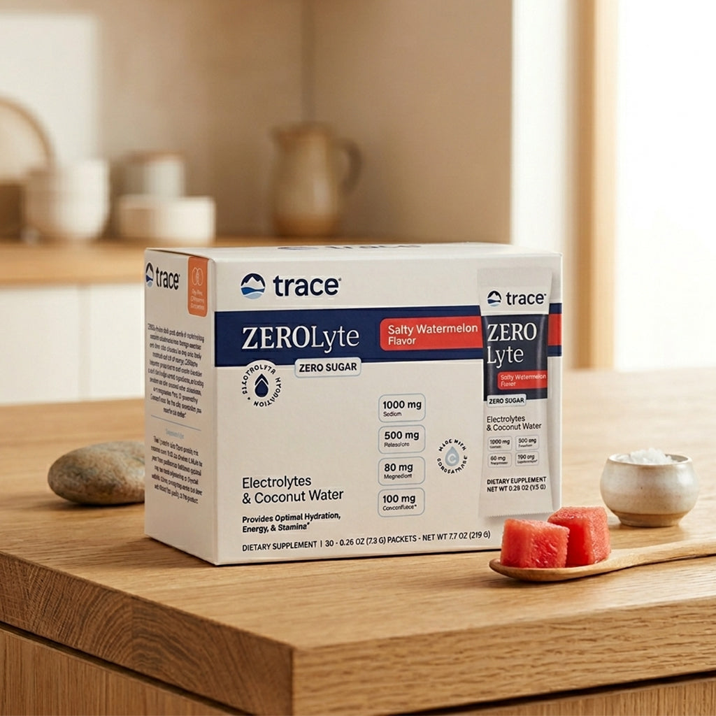 Trace Minerals ZEROLyte Salty Watermelon - 30 sachets