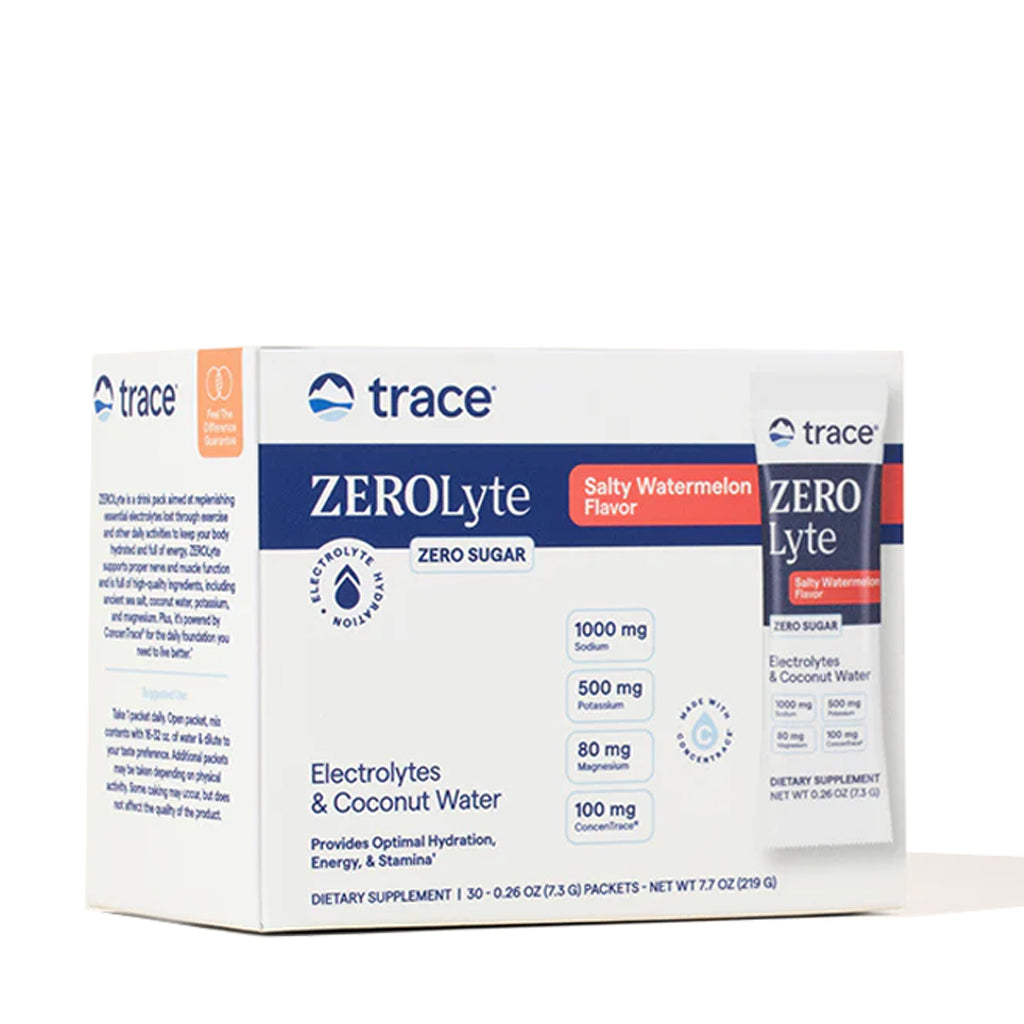Trace Minerals ZEROLyte Salty Watermelon - 30 sachets