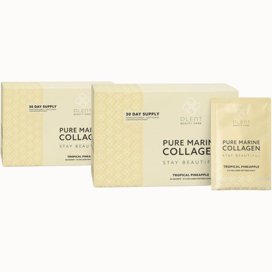 Pure Marine Collagen Tropical Pineapple - 2x30 sachets - 1+1 Gratis Aanbieding