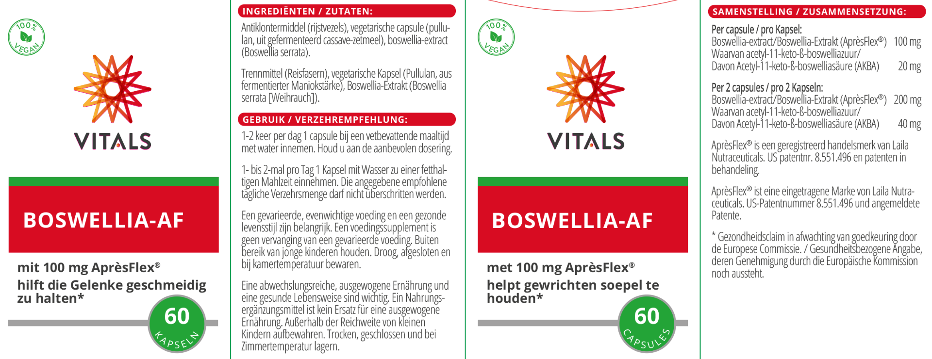 Vitals - Boswellia AF - 60 caps