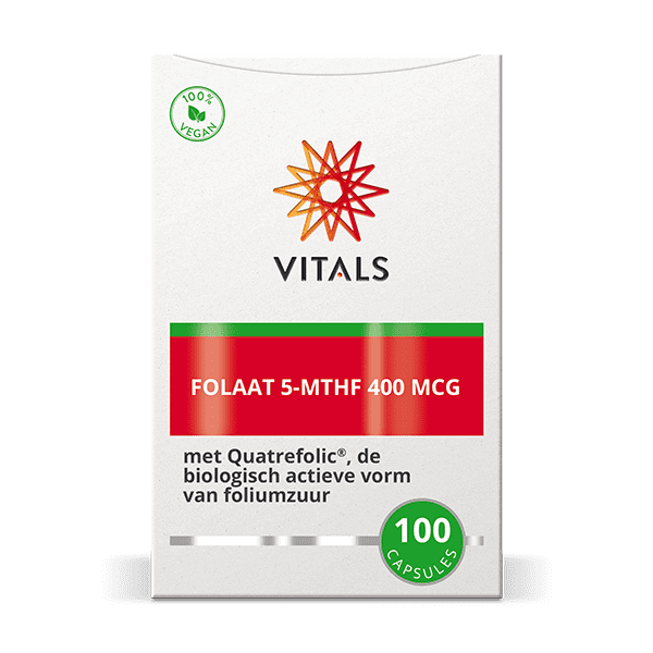 Vitals - Folaat 5-MTHF 400mcg - 100 caps