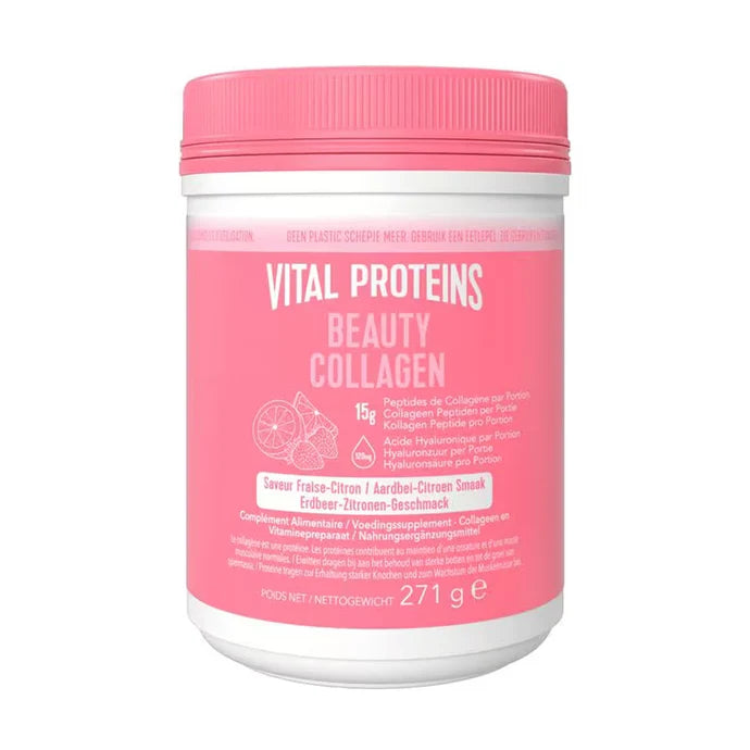 Beauty Collageen – Strawberry-Lemon + Pink Grapefruit – 271 g + 40 porties – Combinatie