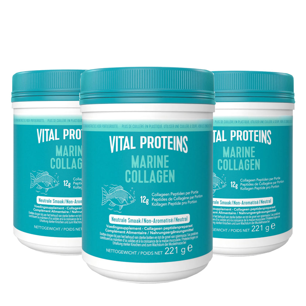 Vital Proteins - Marine Collagen - 3x221g - Aanbieding