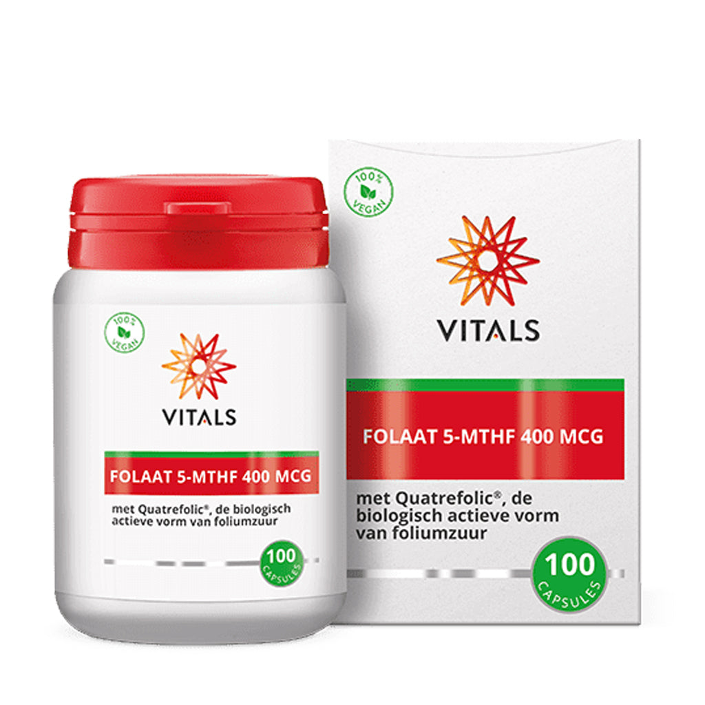 Vitals - Folaat 5-MTHF 400mcg - 100 caps