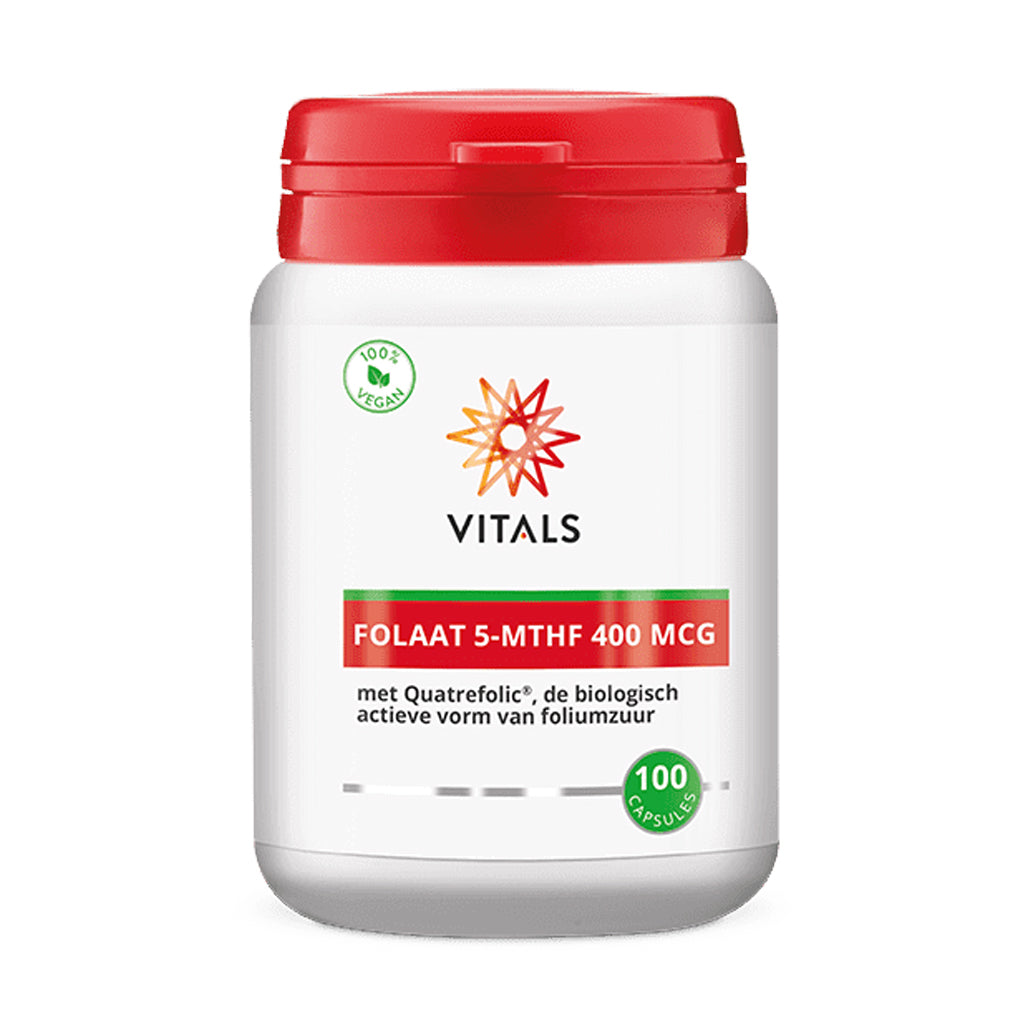 Vitals - Folaat 5-MTHF 400mcg - 100 caps