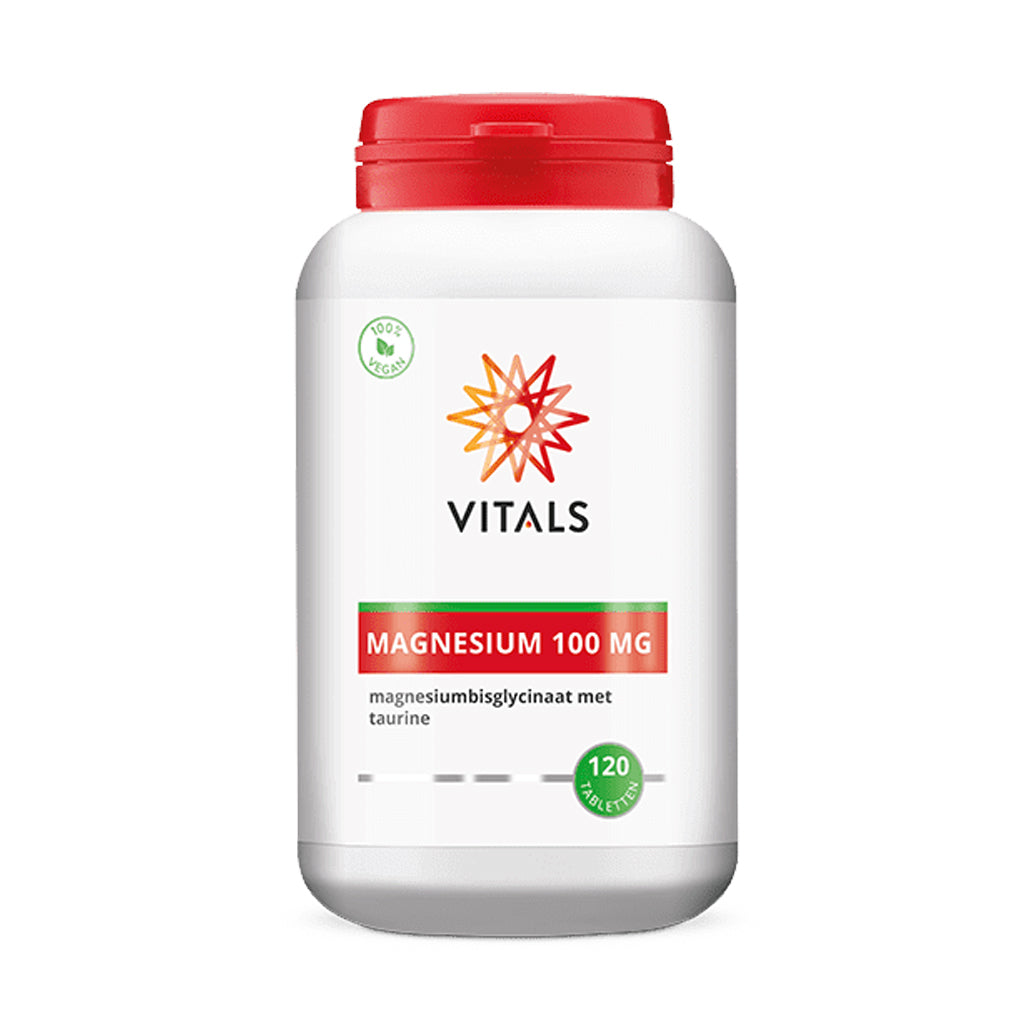 Vitals - Magnesium 100mg met Taurine - 120 tabs