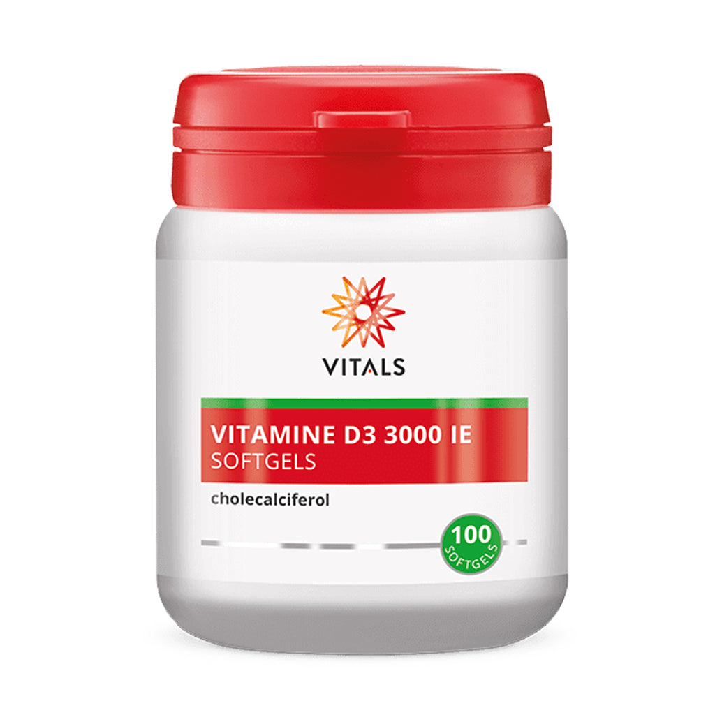 Vitals - Vitamine D3 3000 IE - 100 softgels